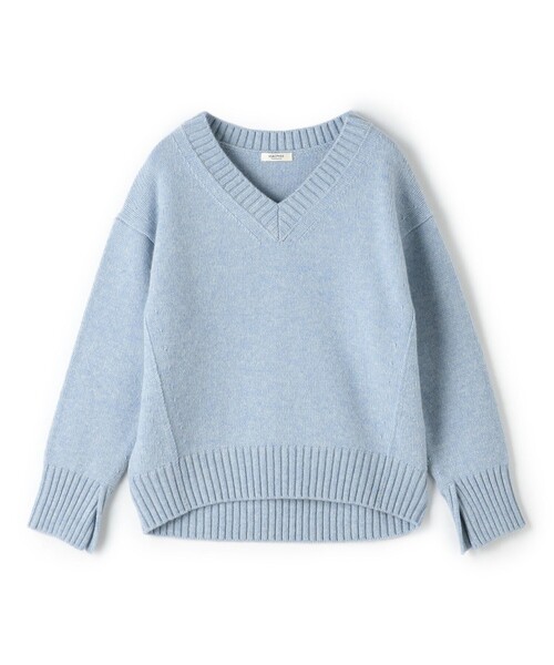 ラムカシミヤ Vネックプルオーバー（ニット/セーター）｜MACPHEE