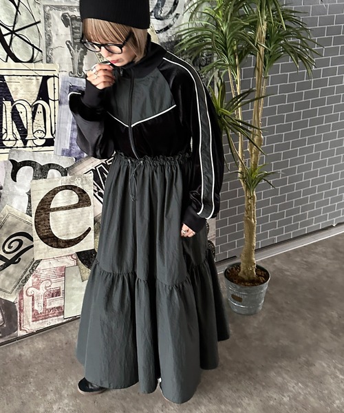 セール】切替トラックワンピース【ZOZOTOWN限定アイテム】（ワンピース