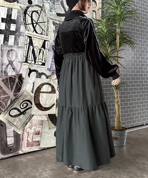 セール】切替トラックワンピース【ZOZOTOWN限定アイテム】（ワンピース