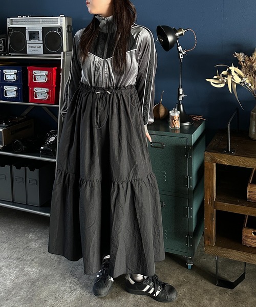 セール】切替トラックワンピース【ZOZOTOWN限定アイテム】（ワンピース