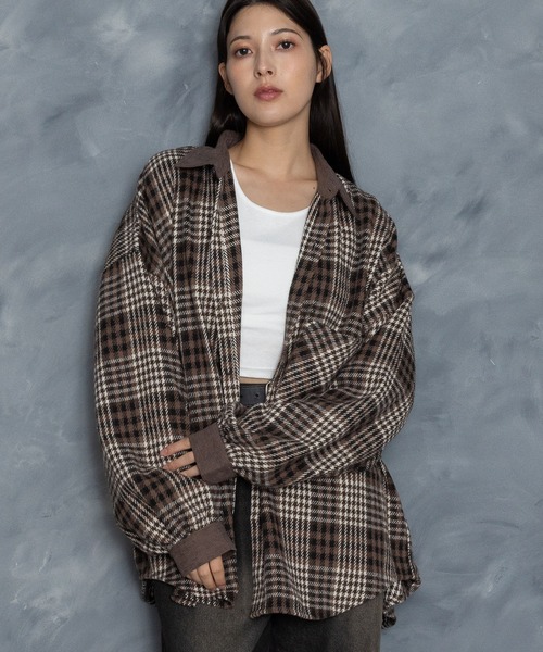 RRL コーデュロイチェックシャツ チェックコーデュロイシャツ – sara&cake