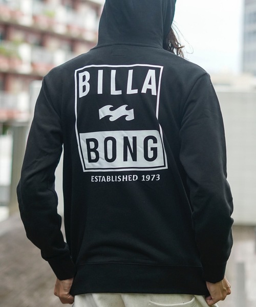 BILLABONG（ビラボン）の「BILLABONG メンズ ADVISORY パーカー 【2024年秋冬モデル】/ビラボンロゴバックプリントプルオーバーパーカー（パーカー・メンズ・ブラック/ダークパープル/オフホワイト・MEDIUM/LARGE/X-LARGE）」の3枚目の写真
