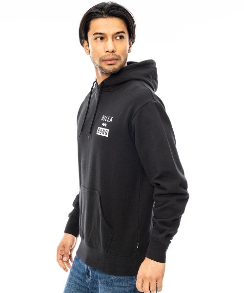 BILLABONG（ビラボン）の「BILLABONG メンズ ADVISORY パーカー 【2024年秋冬モデル】/ビラボンロゴバックプリントプルオーバーパーカー（パーカー・メンズ・ブラック/ダークパープル/オフホワイト・MEDIUM/LARGE/X-LARGE）」の7枚目の写真