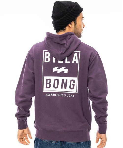 BILLABONG（ビラボン）の「BILLABONG メンズ ADVISORY パーカー 【2024年秋冬モデル】/ビラボンロゴバックプリントプルオーバーパーカー（パーカー・メンズ・ブラック/ダークパープル/オフホワイト・MEDIUM/LARGE/X-LARGE）」の16枚目の写真