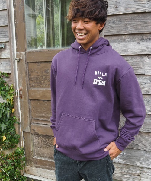 BILLABONG（ビラボン）の「BILLABONG メンズ ADVISORY パーカー 【2024年秋冬モデル】/ビラボンロゴバックプリントプルオーバーパーカー（パーカー・メンズ・ブラック/ダークパープル/オフホワイト・MEDIUM/LARGE/X-LARGE）」の17枚目の写真