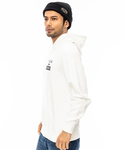 BILLABONG（ビラボン）の「BILLABONG メンズ ADVISORY パーカー 【2024年秋冬モデル】/ビラボンロゴバックプリントプルオーバーパーカー（パーカー・メンズ・ブラック/ダークパープル/オフホワイト・MEDIUM/LARGE/X-LARGE）」の5枚目の写真