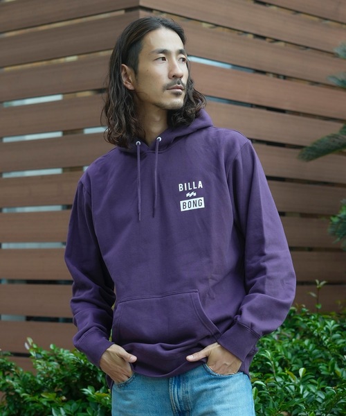 BILLABONG（ビラボン）の「BILLABONG メンズ ADVISORY パーカー 【2024年秋冬モデル】/ビラボンロゴバックプリントプルオーバーパーカー（パーカー・メンズ・ブラック/ダークパープル/オフホワイト・MEDIUM/LARGE/X-LARGE）」の21枚目の写真