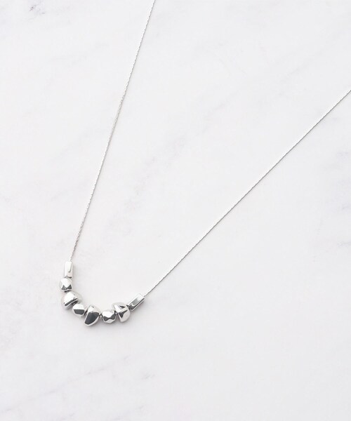 SHOO・LA・RUE（シューラルー）の「◆メッキスライダーネックレス（ネックレス・レディース・ブロンズ/ピンクゴールド/ゴールド/シルバー・00）」の2枚目の写真