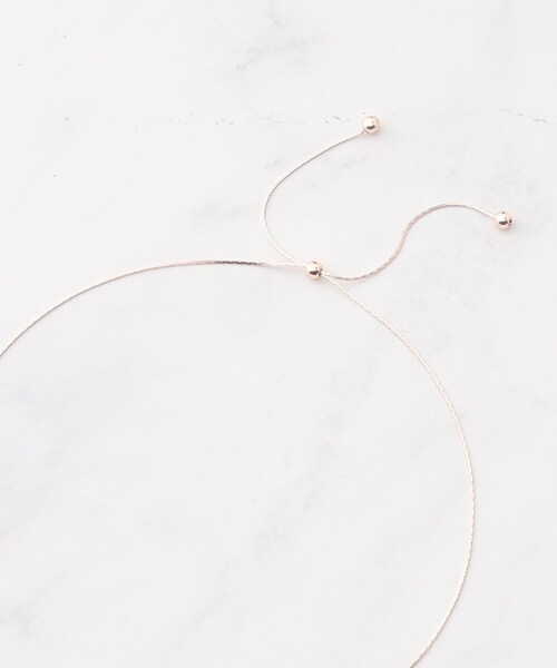 SHOO・LA・RUE（シューラルー）の「◆メッキスライダーネックレス（ネックレス・レディース・ブロンズ/ピンクゴールド/ゴールド/シルバー・00）」の8枚目の写真