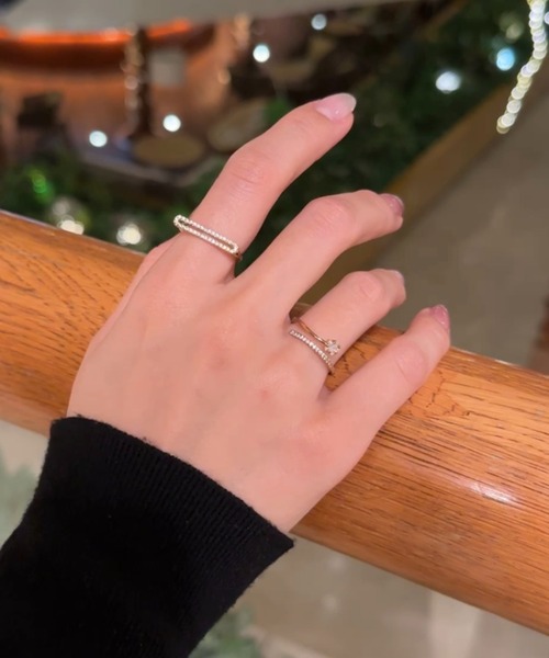 ciite'(シーテ)の「hoshi bar ring(リング・レディース・シルバー/ゴールド・FREE)」の5枚目の写真