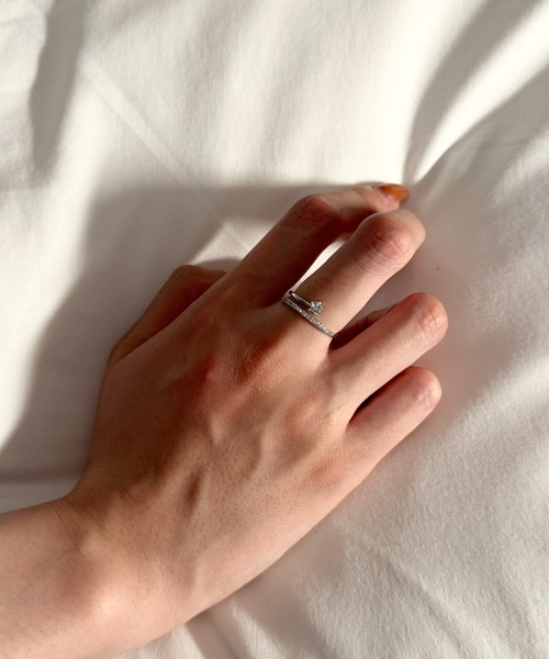 ciite'(シーテ)の「hoshi bar ring(リング・レディース・シルバー/ゴールド・FREE)」の6枚目の写真