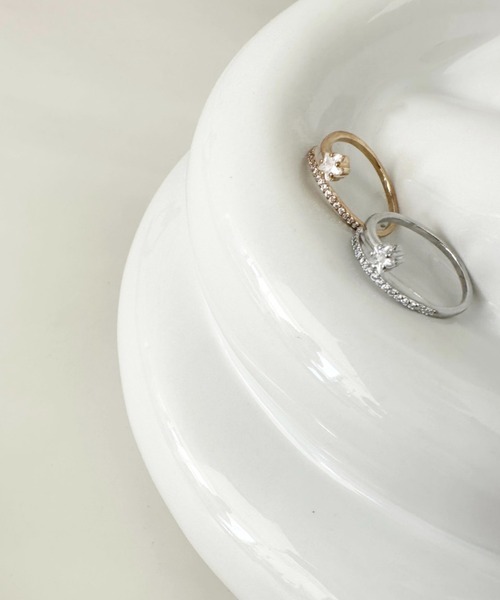 ciite'(シーテ)の「hoshi bar ring(リング・レディース・シルバー/ゴールド・FREE)」の9枚目の写真
