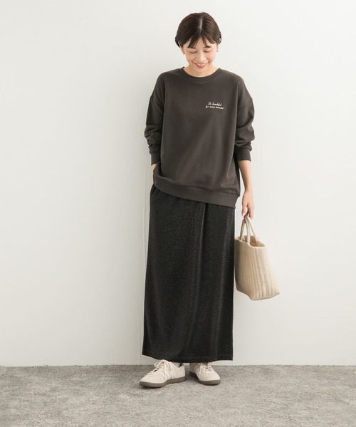 URBAN RESEARCH DOORS パイル刺繍ロゴスウェット URBAN RESEARCH DOORS パイル刺繍ロゴスウェット - トップス