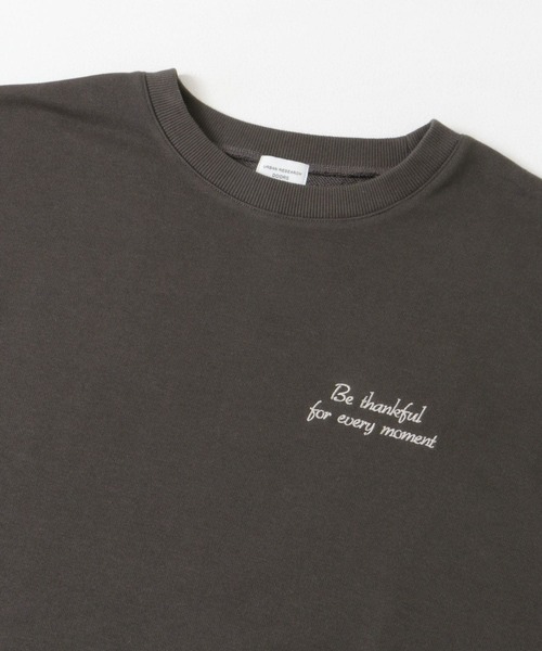 URBAN RESEARCH DOORS（アーバンリサーチドアーズ）の「ワンポイント刺繍スウェット（スウェット・レディース・チャコールグレー/ベージュ系その他・MEDIUM）」の12枚目の写真