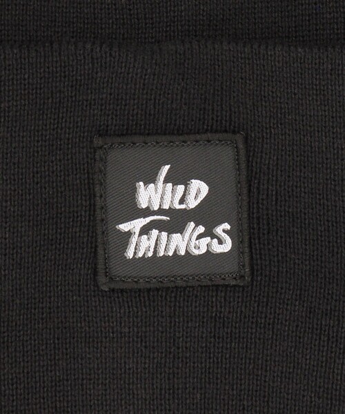 FREAK'S STORE（フリークスストア）の「限定展開 WILD THINGS/ワイルドシングス WATCH CAP / ワッチキャップ / WT24151SL（ニットキャップ/ビーニー・メンズ・ブラック・ﾌﾘ-）」の4枚目の写真