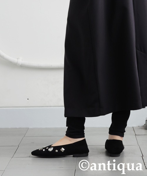 antiqua(アンティカ)の「スエードパンプス(パンプス・レディース・ブラック/レッド/ブルー・M/S/LL/L)」の11枚目の写真