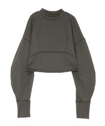 美品】アンスリード un3d☆ヘムギャザーフーディ☆スウェット