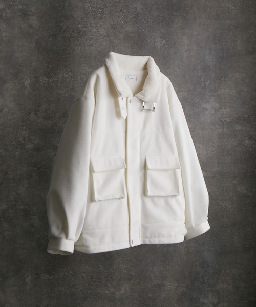 B-3 melton / boa flight jacket / B-3メルトン/ボアフライト