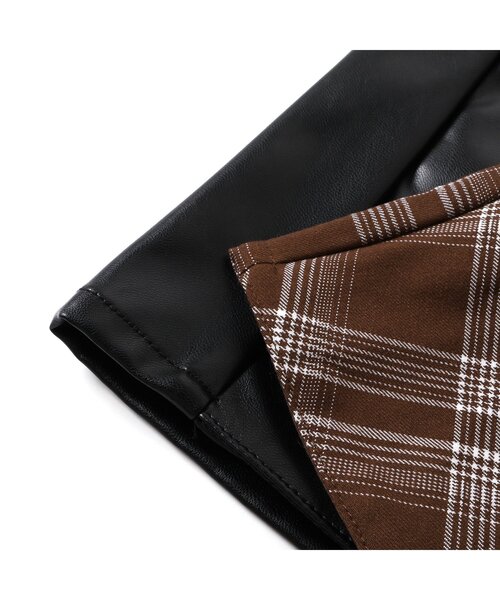 algy(アルジー)の「ラウンドラッププリーツスカパン(スカート・キッズ・ブラック/ブラウン/グリーン・XXX-SMALL/XX-SMALL/X-SMALL/MEDIUM/SMALL)」の5枚目の写真