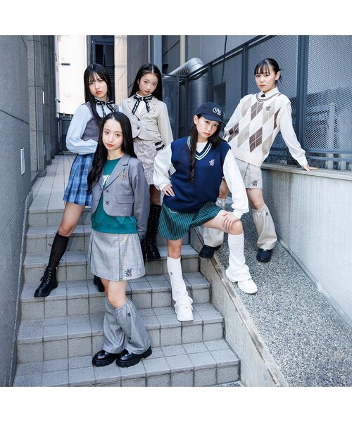 algy(アルジー)の「ラウンドラッププリーツスカパン(スカート・キッズ・ブラック/ブラウン/グリーン・XXX-SMALL/XX-SMALL/X-SMALL/MEDIUM/SMALL)」の8枚目の写真