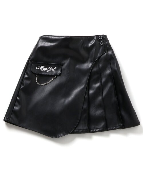 algy(アルジー)の「ラウンドラッププリーツスカパン(スカート・キッズ・ブラック/ブラウン/グリーン・XXX-SMALL/XX-SMALL/X-SMALL/MEDIUM/SMALL)」の9枚目の写真