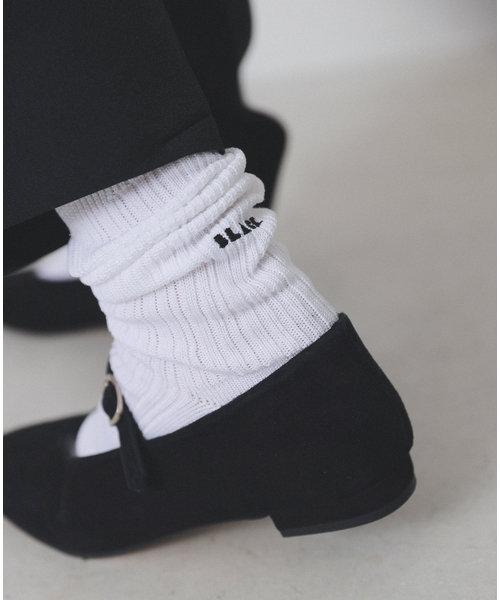 IENA（イエナ）の「BLACK ソックス（ソックス/靴下・レディース・ブラック/ホワイト・FREE）」の6枚目の写真