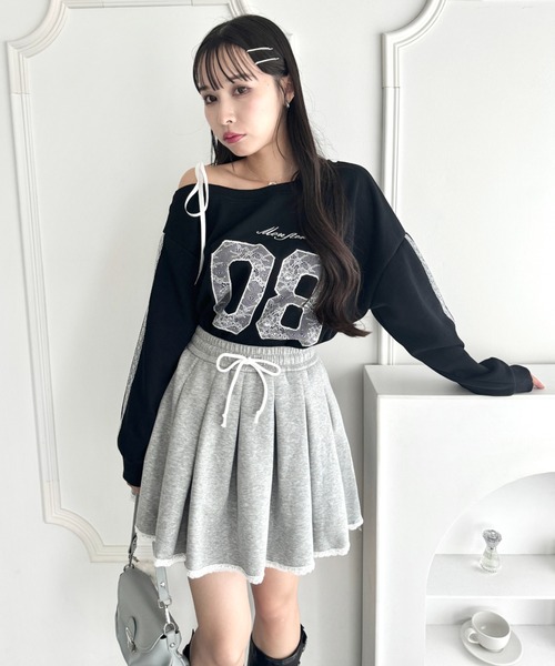 OLUN きりまる　スウェット　プリーツスカート　2点セット OLUN きりまる スウェット プリーツスカート 2点セット - メルカリ