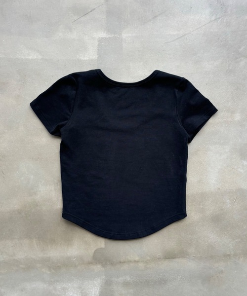 SHAGGIE（シャギー）の「Uネックラインストーン半袖Tシャツ（Tシャツ/カットソー・レディース・ホワイト/ブラック/イエロー・FREE）」の16枚目の写真