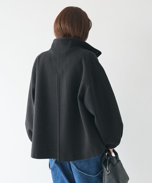 CRAFT STANDARD BOUTIQUE（クラフトスタンダードブティック）の「ソデタックスタンドコート（その他アウター・レディース・チャコールグレー/ブラック/モカ・FREE）」の17枚目の写真