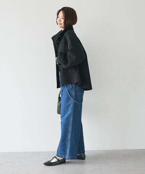 CRAFT STANDARD BOUTIQUE（クラフトスタンダードブティック）の「ソデタックスタンドコート（その他アウター・レディース・チャコールグレー/ブラック/モカ・FREE）」の19枚目の写真