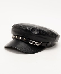 チェーン スタッズ キャスケット