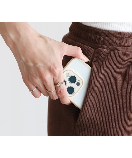 reca（レカ）の「コーデュロイ裏フリースナロースカート（スカート・レディース・ブラック/モカ/ブラウン/アイボリー・L/M）」の13枚目の写真
