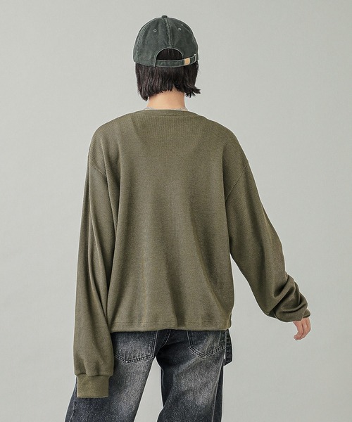 X-girl（エックスガール）の「LOGO PATCH 6PANEL CAP（キャップ・レディース・ブラック/ダークグリーン/ベージュ・ONE SIZE）」の16枚目の写真