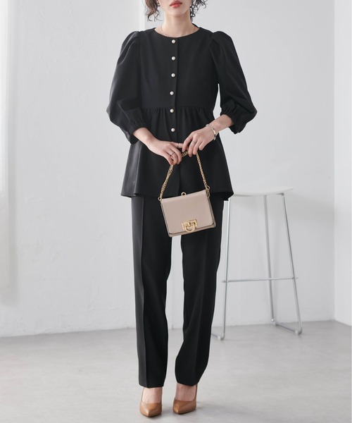 セール】【セットアップ対応・ウォッシャブル】ハイウエストスリム