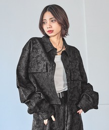 PAGEBOY | レースジャガードショートシャツジャケット(シャツ/ブラウス)