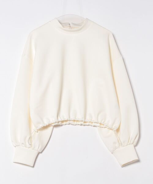 STYLEBLOCK（スタイルブロック）の「カットダンボールドロストトップス（Tシャツ/カットソー・レディース・ブラック/チャコールグレー/アイボリー/キャメル・M）」の2枚目の写真