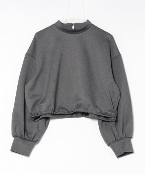 STYLEBLOCK（スタイルブロック）の「カットダンボールドロストトップス（Tシャツ/カットソー・レディース・ブラック/チャコールグレー/アイボリー/キャメル・M）」の6枚目の写真