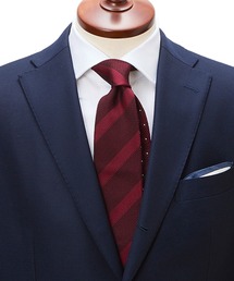 Cricket（クリケット）の「【CRICKET】クリケット フレスコ織り ストライプ×ドット クレリックネクタイ（ネクタイ）」