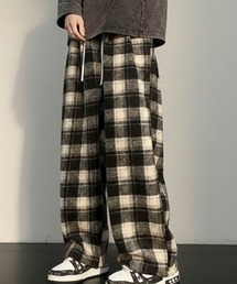 link lot（リンクロット）の「起毛ネルチェックイージーパンツ（その他パンツ）」