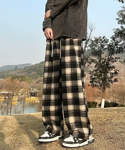 link lot(リンクロット)の「起毛ネルチェックイージーパンツ(その他パンツ・レディース・ブルー/レッド/ブラウン/ブラック・L/M)」の21枚目の写真
