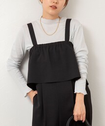NOLLEY’S | レーシー/ラメジャージハイネックプルオーバーカットソー(Tシャツ/カットソー)