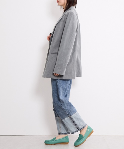 HIMIKO（ヒミコ）の「【HIMIKO】パンチングレザーモカシン/651114（モカシン/デッキシューズ・レディース・ブラック/ブラウン/シルバー/グリーン・25.0cm/24.0cm/22.0cm/26.0cm/25.5cm/23.0cm/22.5cm/21.5cm/26.5cm/24.5cm/23.5cm）」の18枚目の写真