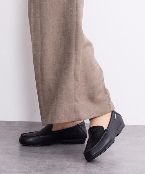 HIMIKO（ヒミコ）の「【HIMIKO】パンチングレザーモカシン/651114（モカシン/デッキシューズ・レディース・ブラック/ブラウン/シルバー/グリーン・25.0cm/24.0cm/22.0cm/26.0cm/25.5cm/23.0cm/22.5cm/21.5cm/26.5cm/24.5cm/23.5cm）」の7枚目の写真