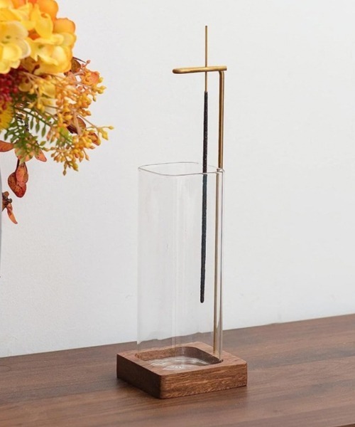 ガラスインセンスホルダー / お香立て / 吊り下げ（ルームフレグランス