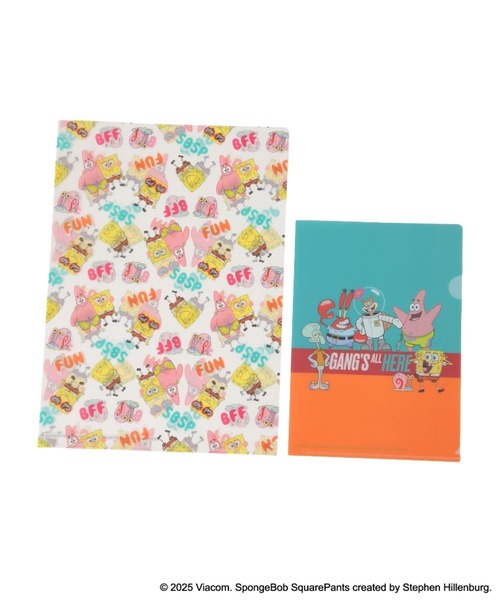 BAYFLOW(ベイフロー)の「【SpongeBob(スポンジ・ボブ)×BAYFLOW】クリアファイル2P(ステーショナリー・レディース・イエロー/ホワイト・0)」の4枚目の写真