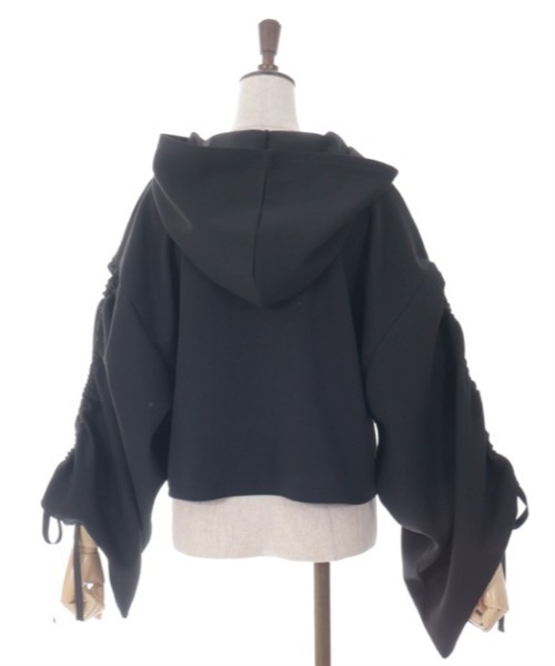 axes femme（アクシーズファム）の「ドロストスリーブパーカー（パーカー・レディース・ブラック/ネイビー・FREE）」の21枚目の写真