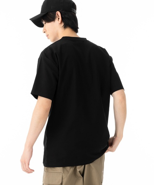 NEW ERA(ニューエラ)の「ニューエラ 半袖Tシャツ コットン ジャカードパイルフラッグロゴ(Tシャツ/カットソー・メンズ・ブラック/ホワイト・M/XXL/L/XL/S)」の21枚目の写真