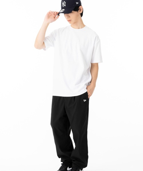 NEW ERA(ニューエラ)の「ニューエラ 半袖Tシャツ コットン ジャカードパイルフラッグロゴ(Tシャツ/カットソー・メンズ・ブラック/ホワイト・M/XXL/L/XL/S)」の8枚目の写真