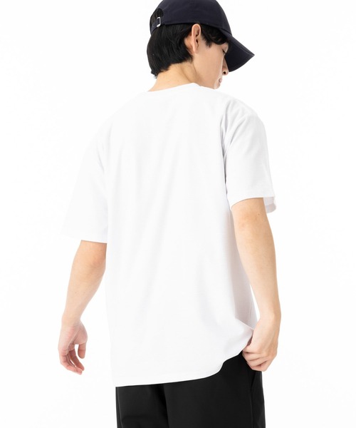 NEW ERA(ニューエラ)の「ニューエラ 半袖Tシャツ コットン ジャカードパイルフラッグロゴ(Tシャツ/カットソー・メンズ・ブラック/ホワイト・M/XXL/L/XL/S)」の7枚目の写真