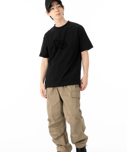 NEW ERA(ニューエラ)の「ニューエラ 半袖Tシャツ コットン ジャカードパイルフラッグロゴ(Tシャツ/カットソー・メンズ・ブラック/ホワイト・M/XXL/L/XL/S)」の22枚目の写真